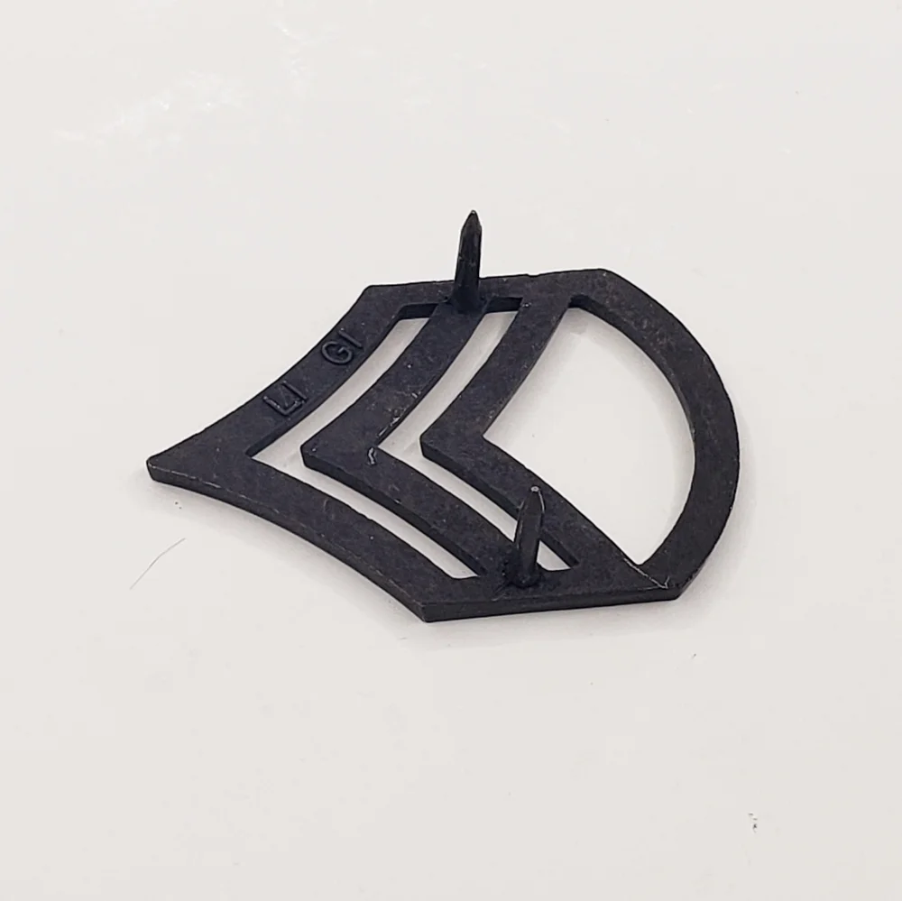 US Army 1st Class Rank Stripes Collar Insignia Tack Pin